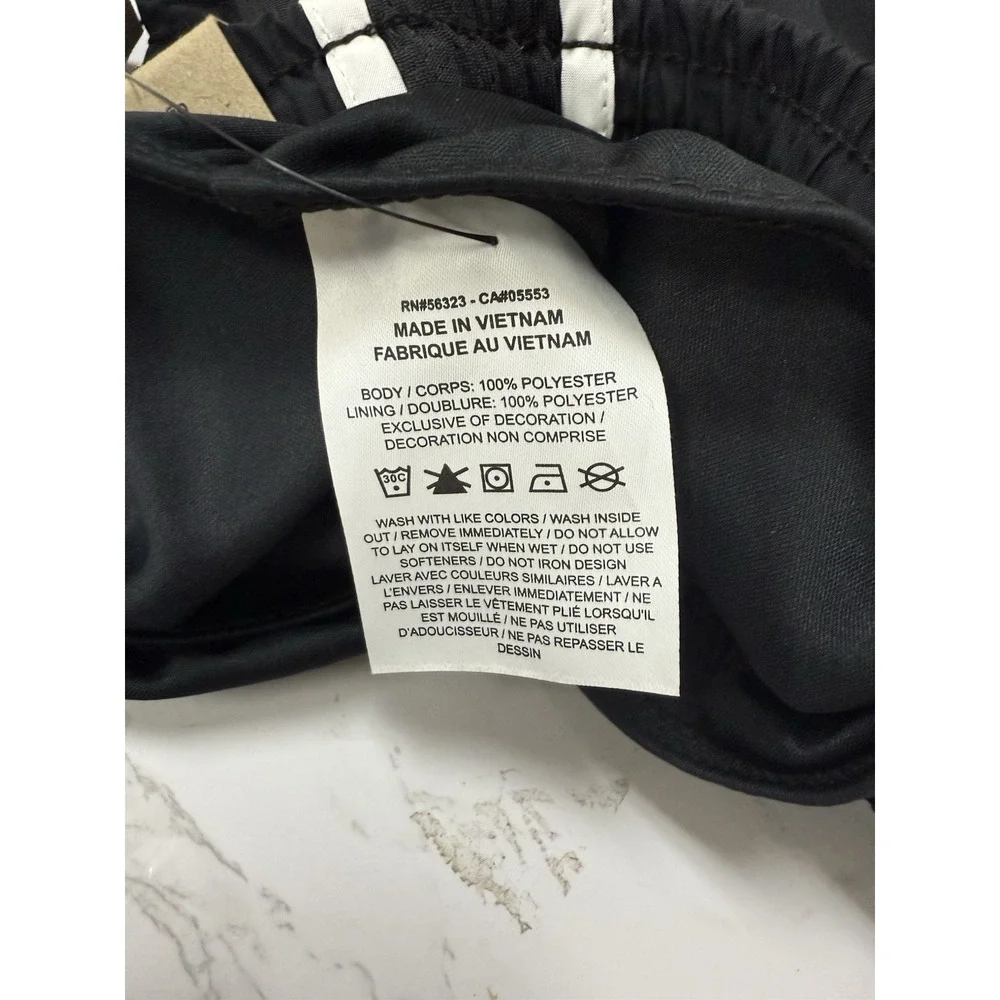 Nike Girls Dri-FIT Tempo Running Shorts Black/White Youth XL 848196-010 NWT